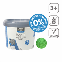 Pijesak za modeliranje Creall Play it! 750 g u posudici – zelena