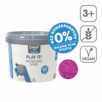 Pijesak za modeliranje Creall Play it! 750 g u posudici – ljubičasta