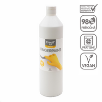 Boja za prste Creall - 750 ml – bijela