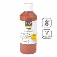 Boja za tekstil Creall Tex 250 ml – smeđa