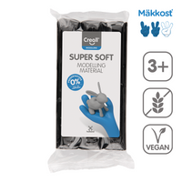 Masa za modeliranje Creall Super Soft 500 g – crna