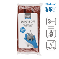Masa za modeliranje Creall Super Soft 500 g – smeđa