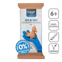 Samostvrdnjavajuća masa za modeliranje Creall Do&Dry hipoalergena 500 g – terakota
