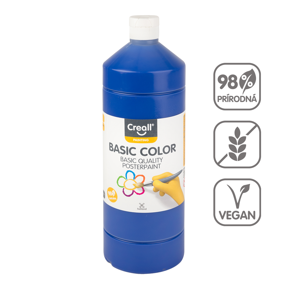 Tempera boja Creall 500 ml – tamnoplava