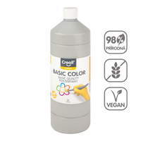 Tempera boja Creall 500 ml – siva
