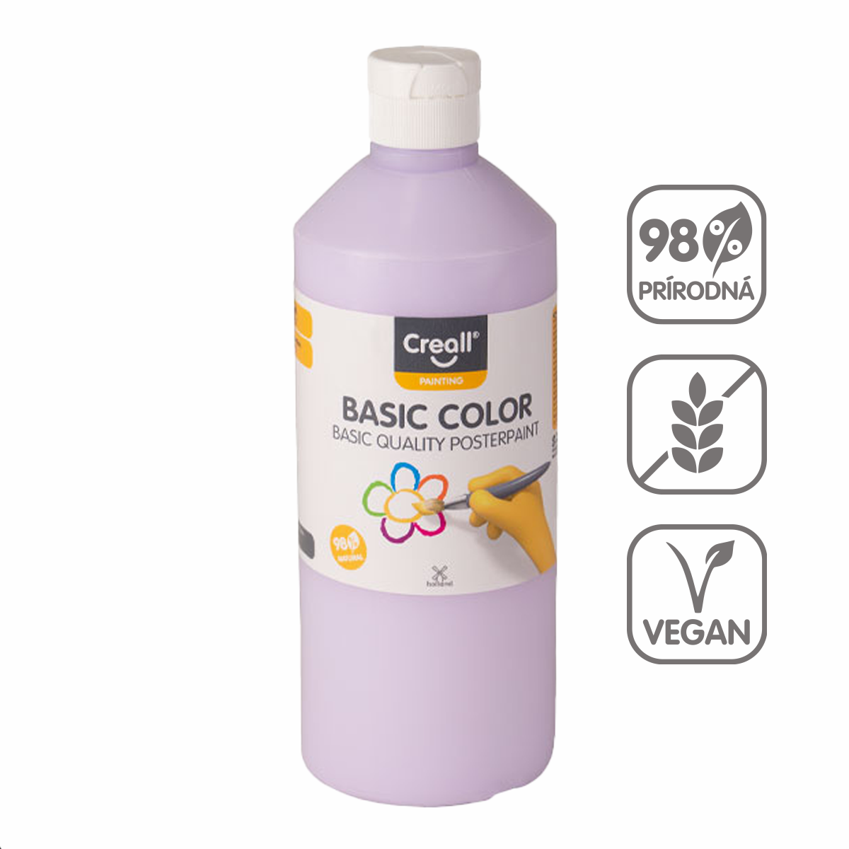 Tempera boja Creall 500 ml – pastelnoljubičasta