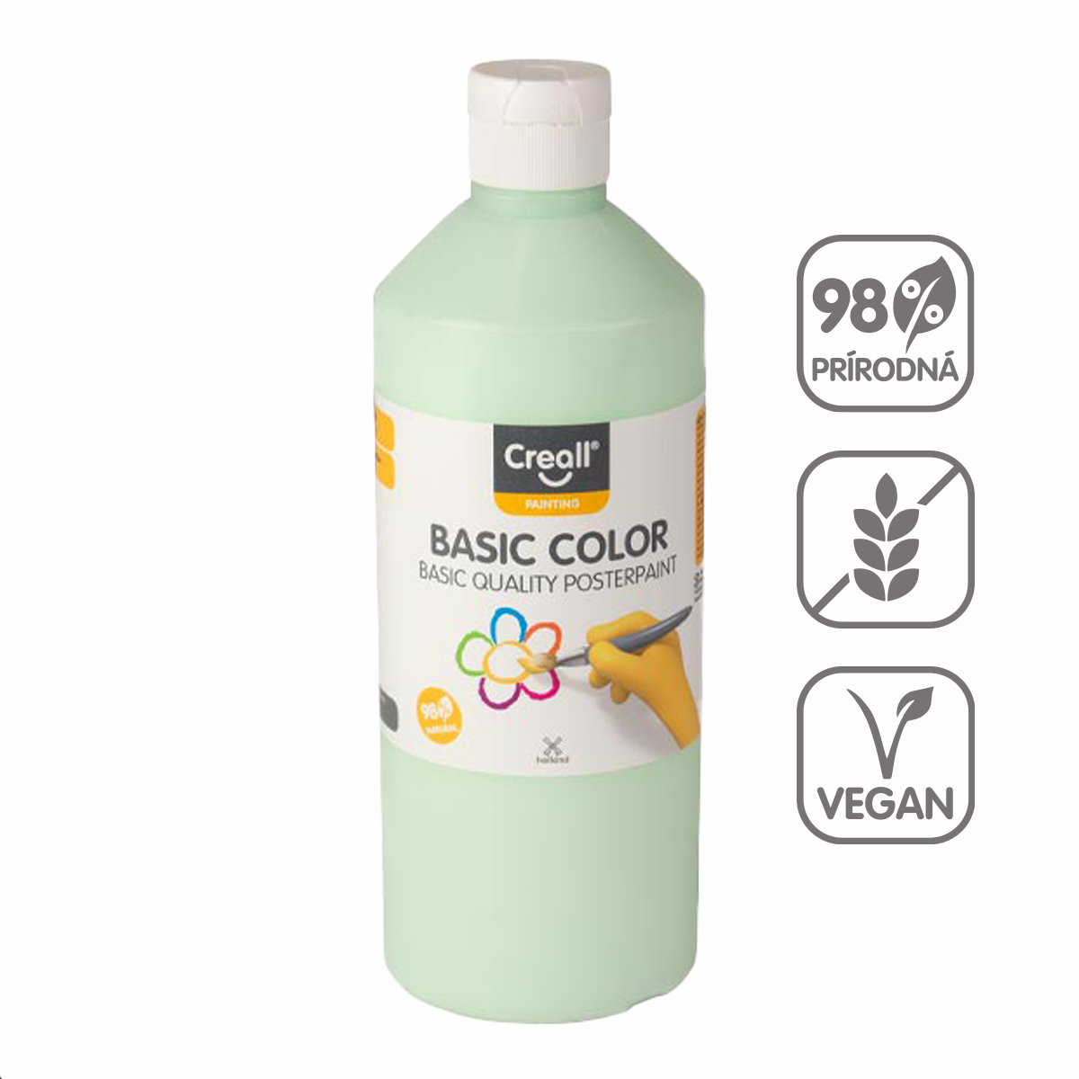 Tempera boja Creall 500 ml – pastelnozelena