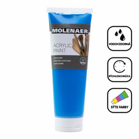 Akrilna boja Molenaer 250 ml – plava