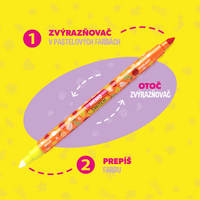 Carioca marker za podvlačenje Memo mix boja