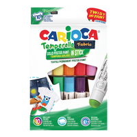 Carioca tempere za tekstil u stiku – set 10 kom