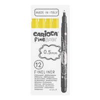 Tanki flomasteri Carioca Fineliner 0,5 mm – 12 kom
