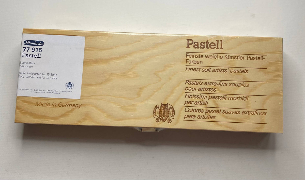 Drvena kutija za 15 pastela Schmincke