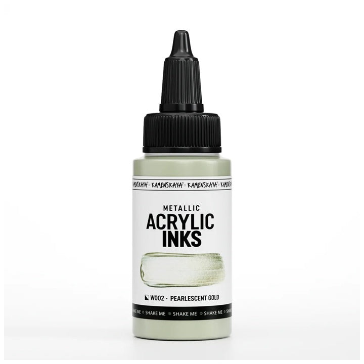 Koncentrovani akrilni tuš, metalik - 30 ml – W002 Biserna zlatna