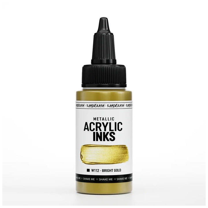 Koncentrovani akrilni tuš, metalik - 30 ml – W112 Svijetla zlatna