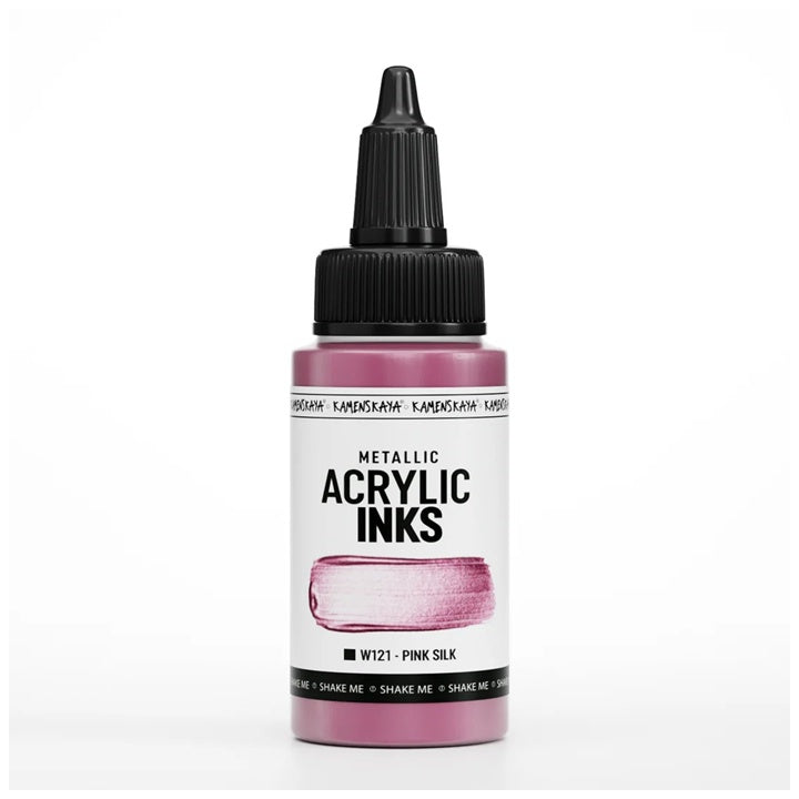 Koncentrovani akrilni tuš, metalik - 30 ml – W121 Roze svila