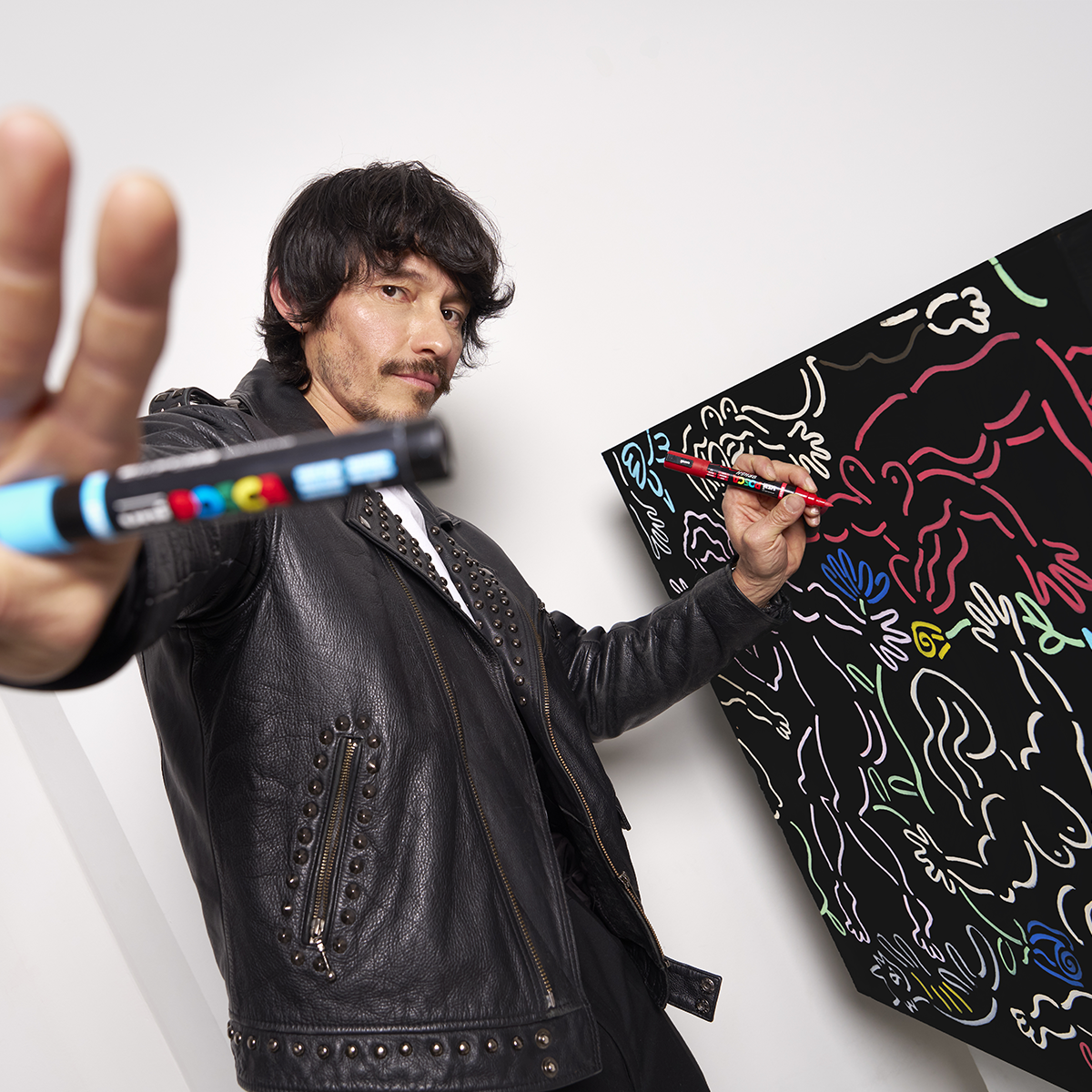 Posca marker PC-5BR, 1 - 4 mm, žuta