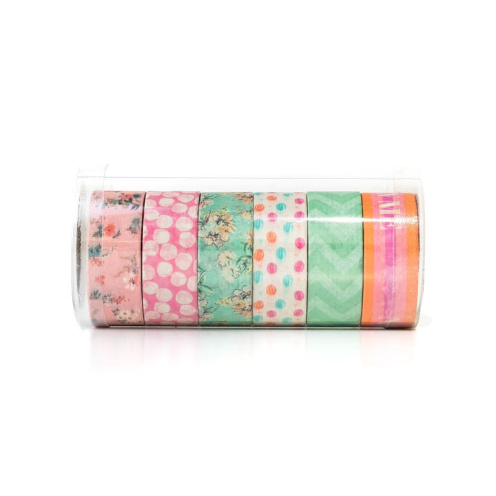 Set samoljepljivih Washi traka 6 x 2.5 m  - izaberite vrstu – bodky