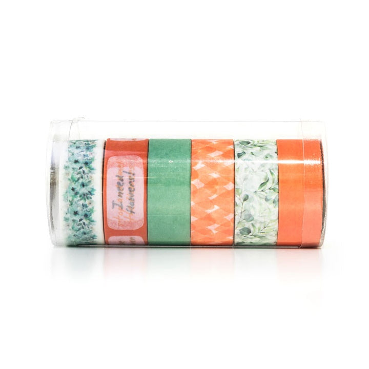 Set samoljepljivih Washi traka 6 x 2.5 m  - izaberite vrstu – kvety