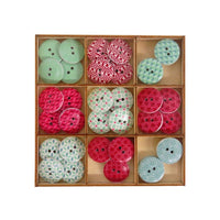 Drveni dugmići Craft Sensations 36 komada – Set 3