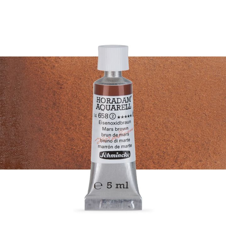 Akvarel boje u tubi Schmincke Horadam 5 ml – 658 Mars Brown