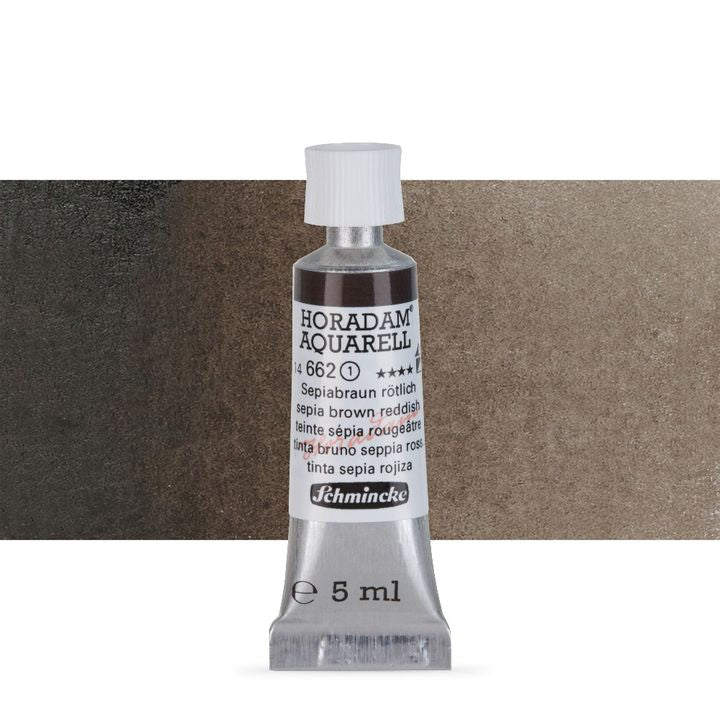 Akvarel boje u tubi Schmincke Horadam 5 ml – 662 Sepia Brown Reddish