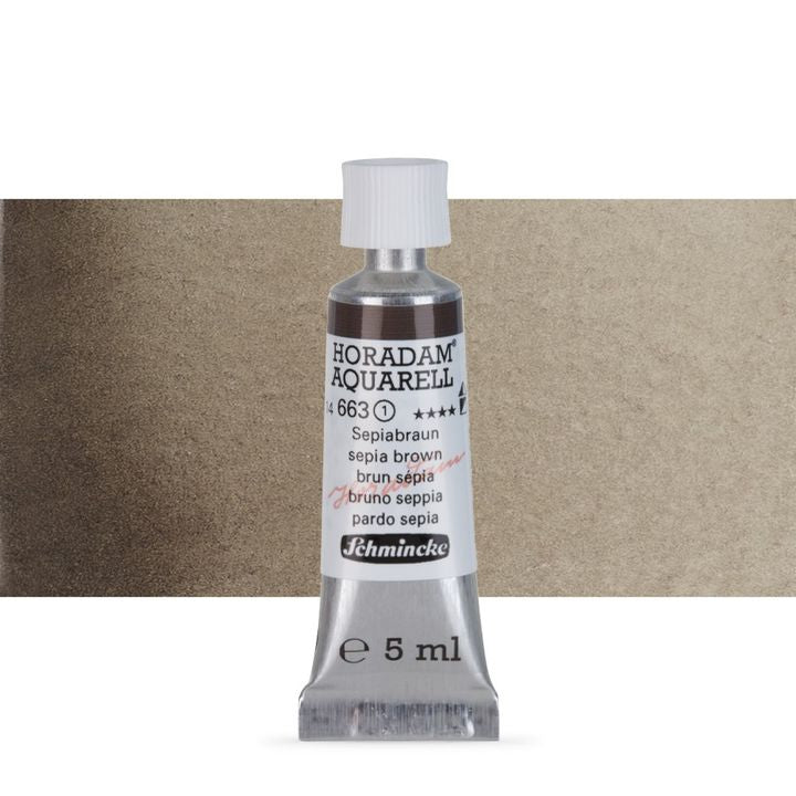 Akvarel boje u tubi Schmincke Horadam 5 ml – 663 Sepia Brown