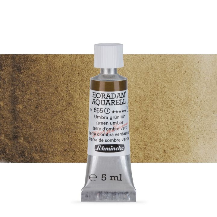 Akvarel boje u tubi Schmincke Horadam 5 ml – 665 Green Umber