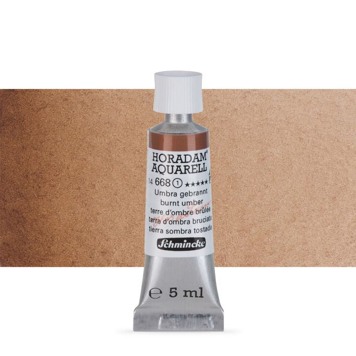 Akvarel boje u tubi Schmincke Horadam 5 ml – 668 Burnt Umber