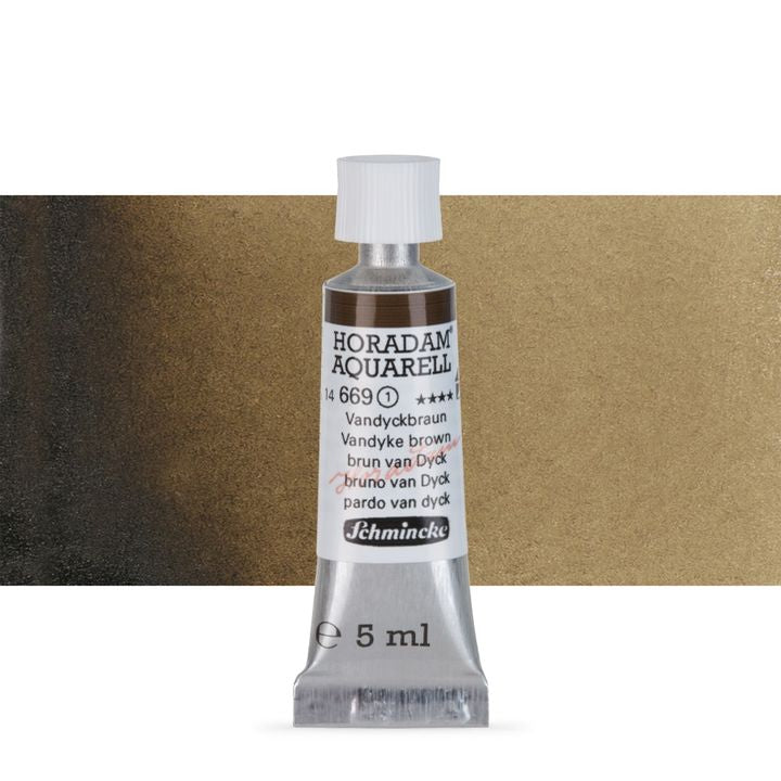 Akvarel boje u tubi Schmincke Horadam 5 ml – 669 Vandyke Brown