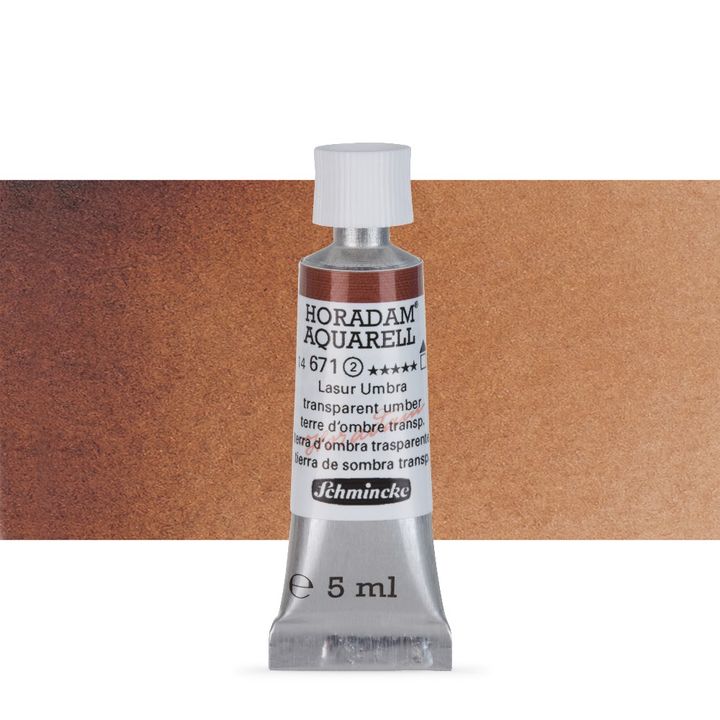 Akvarel boje u tubi Schmincke Horadam 5 ml – 671 Transparent Umber