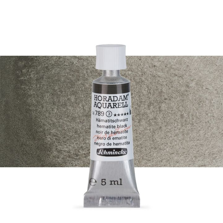 Akvarel boje u tubi Schmincke Horadam 5 ml – 789 Hematite crna
