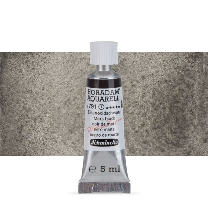 Akvarel boje u tubi Schmincke Horadam 5 ml – 791 Mars crna