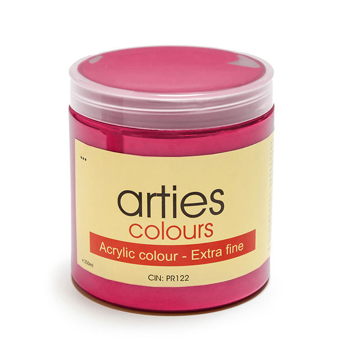 Akrilna boja Arties Colours 250 ml / 45 nijansi - Koraljno crvena