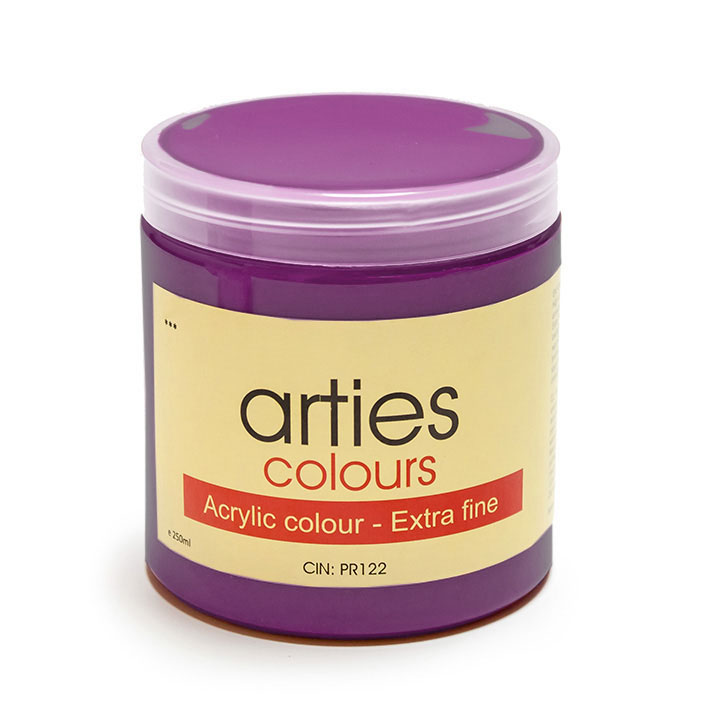 Akrilna boja Arties Colours 250 ml / 45 nijansi - Alizarin ljubičasta
