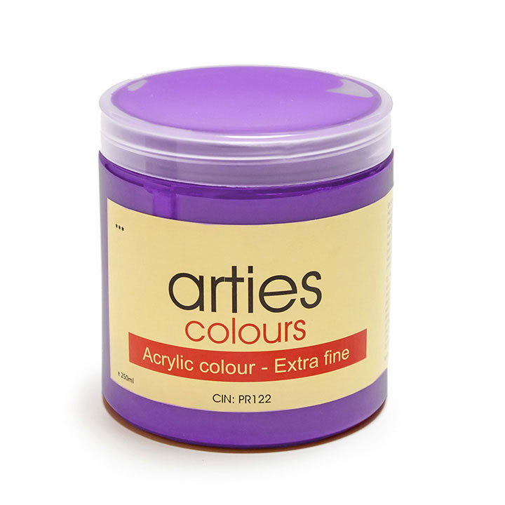 Akrilna boja Arties Colours 250 ml / 45 nijansi - Permanentna ljubičasta