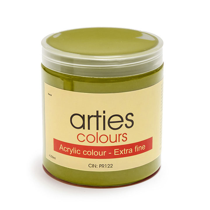 Akrilna boja Arties Colours 250 ml / 45 nijansi - zeleno-zlatna