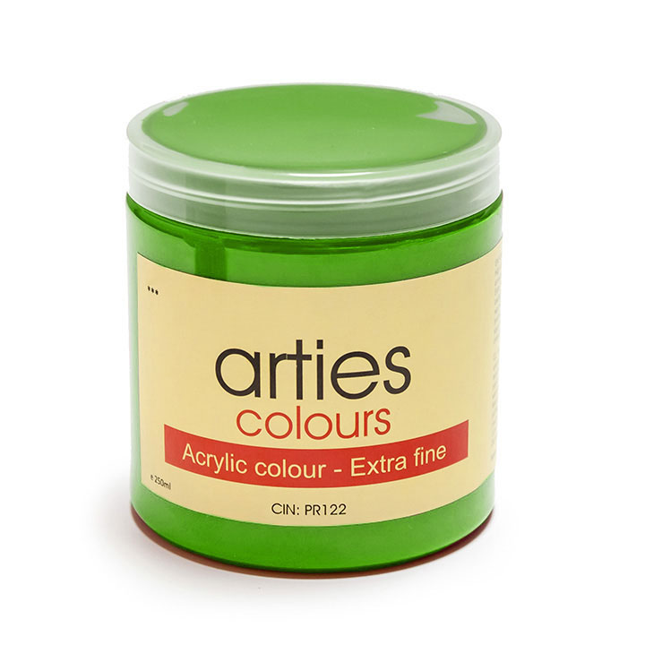 Akrilna boja Arties Colours 250 ml / 45 nijansi - Permanentna zelena svijetla