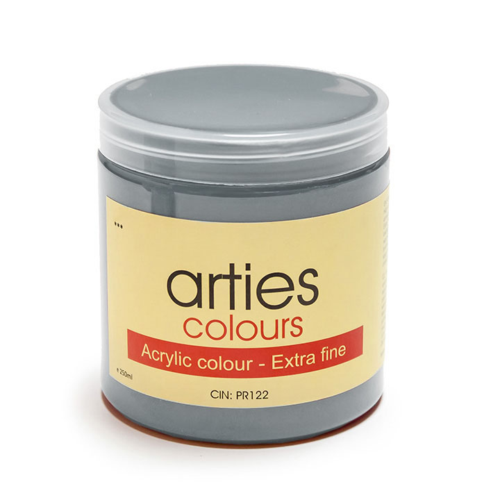 Akrilna boja Arties Colours 250 ml / 45 nijansi - Neutralno siva