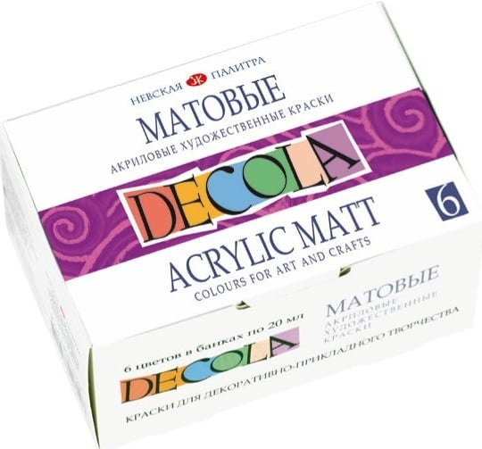 Akrilna boja DECOLA mat - izaberite set — slika 2