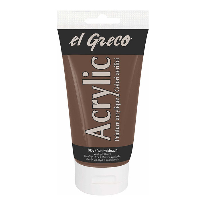 Akrilna boja El Greco 150 ml - izaberite nijansu — slika 17