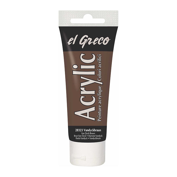 Akrilna boja El Greco 75 ml - izaberite nijansu — slika 17