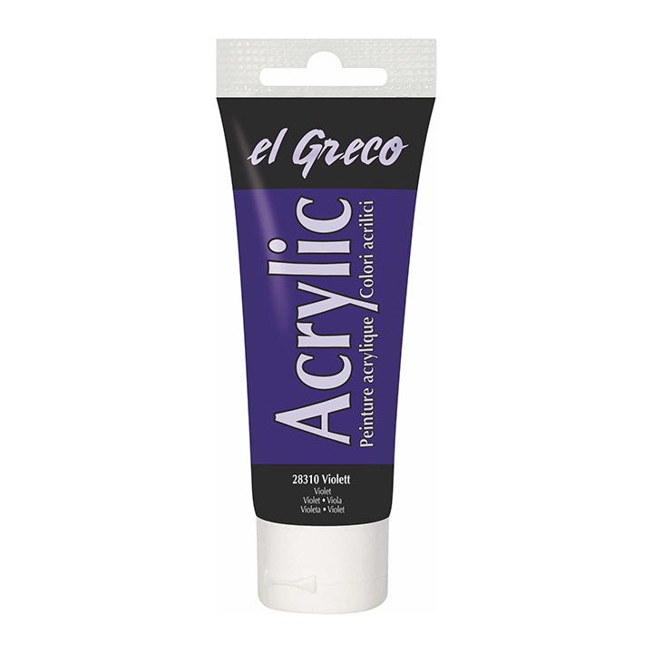 Akrilna boja El Greco 75 ml - izaberite nijansu — slika 3