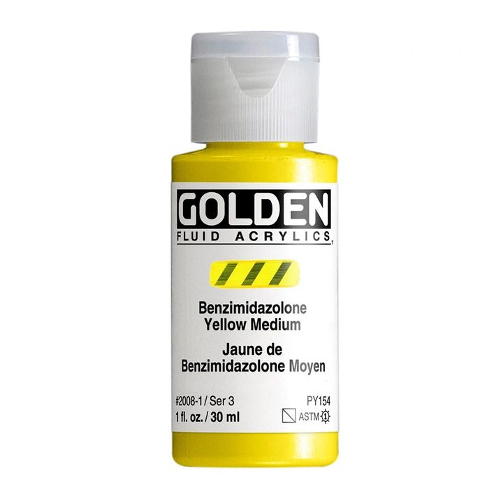 GOLDEN Fluid akrilna boja 30 ml, idealna za detaljno slikanje i tehnike