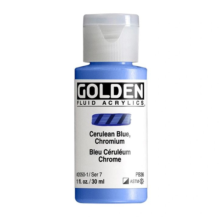 Detaljan prikaz GOLDEN Fluid akrilne boje od 30 ml za precizan rad