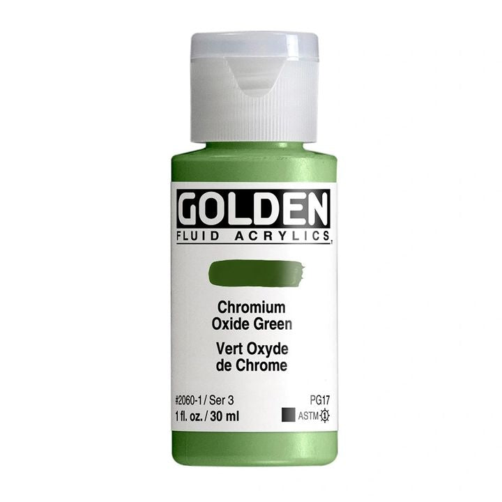 Bočica GOLDEN Fluid akrilne boje 30 ml, praktično pakovanje za umjetnike