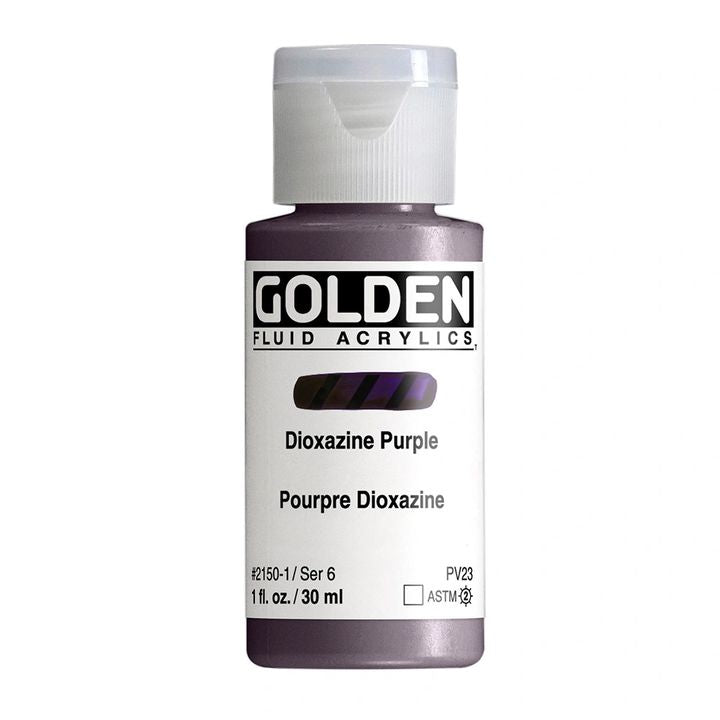 GOLDEN Fluid akrilna boja 30 ml, dugotrajna i otporna na svjetlost