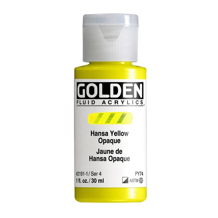 GOLDEN Fluid akrilna boja 30 ml, kompaktna bočica za atelje