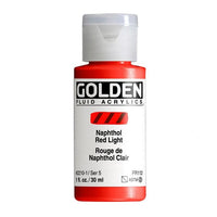 GOLDEN Fluid akrilna boja 30 ml, bogata pigmentacija u maloj bočici
