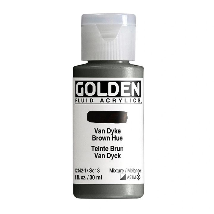 Akrilna boja GOLDEN Fluid 30 ml | razne boje