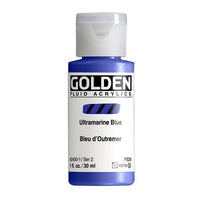 GOLDEN Fluid akrilna boja 30 ml, visokokvalitetna tečna boja za umjetnike
